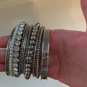Silver Bracelet Set